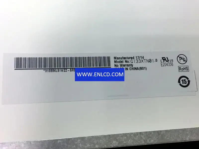 AUO G133XTN01.0 LCD