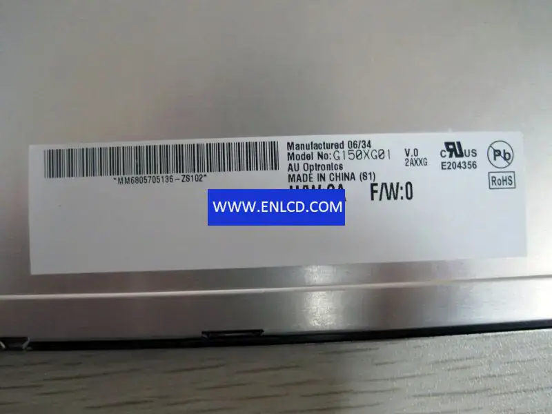 Reemplazo del panel LCD G150XG01 V0 AUO para aplicaciones industriales
