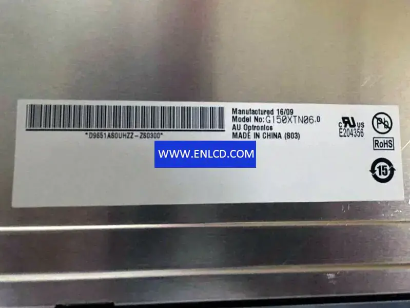 Remplacement du panneau LCD G150XTN06.0 AUO pour applications industrielles