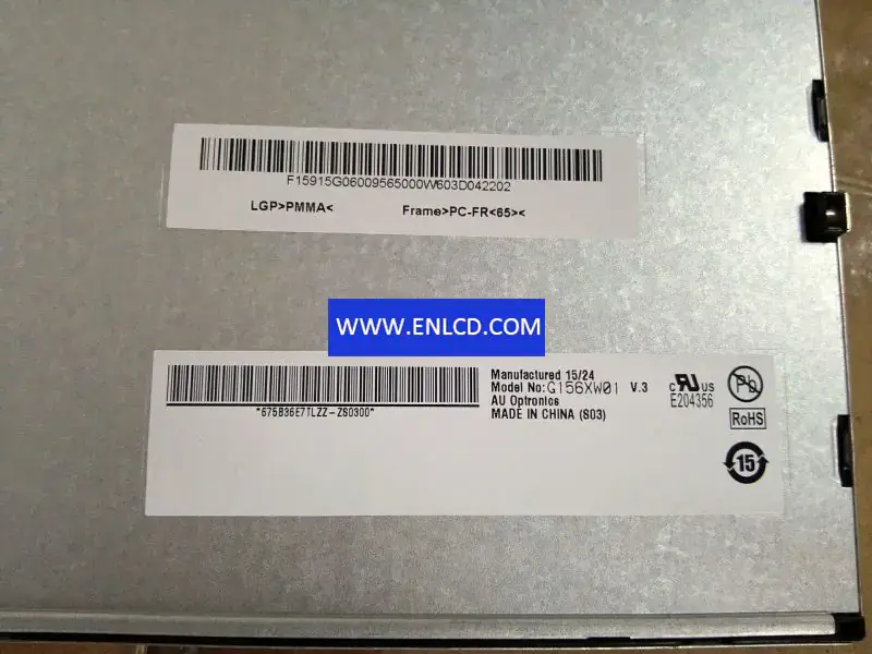 G156XW01 V3 AUO LCD panel replacement for Industrial Application