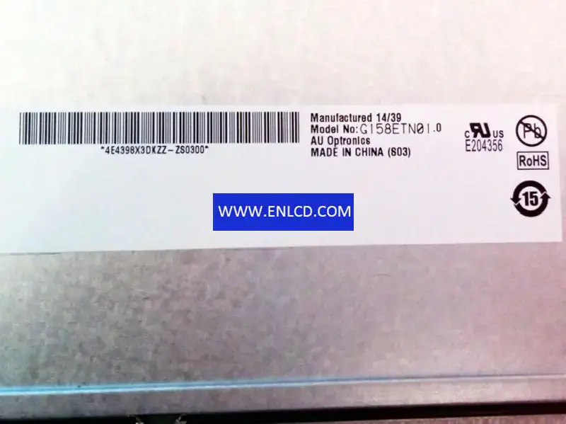 G158ETN01.0 Замена ЖК-панели AUO