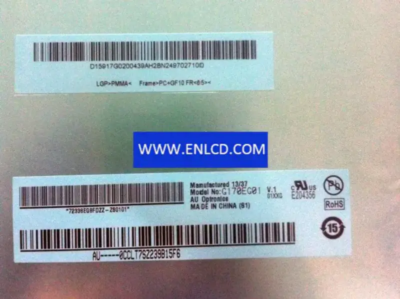 G170EG01 Sostituzione del pannello LCD V1 AUO per applicazioni industriali