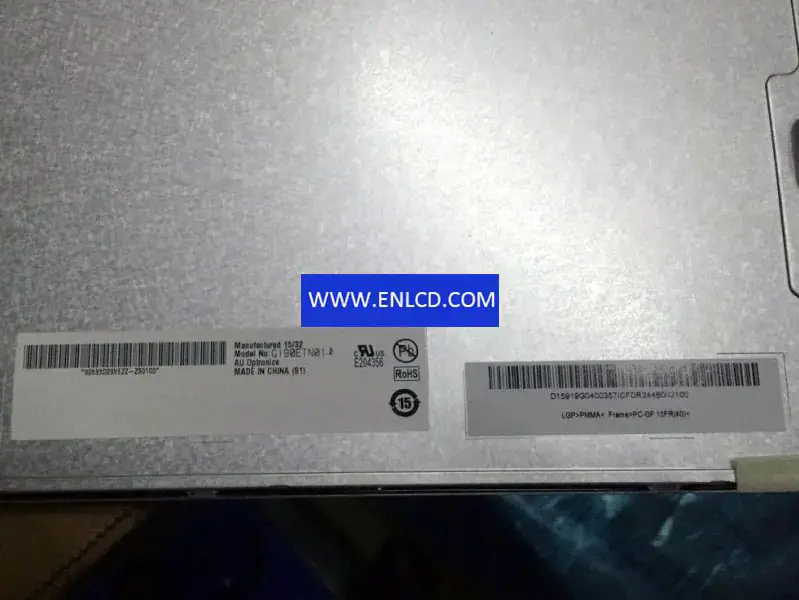 Remplacement du panneau LCD G190ETN01.2 AUO pour application industrielle
