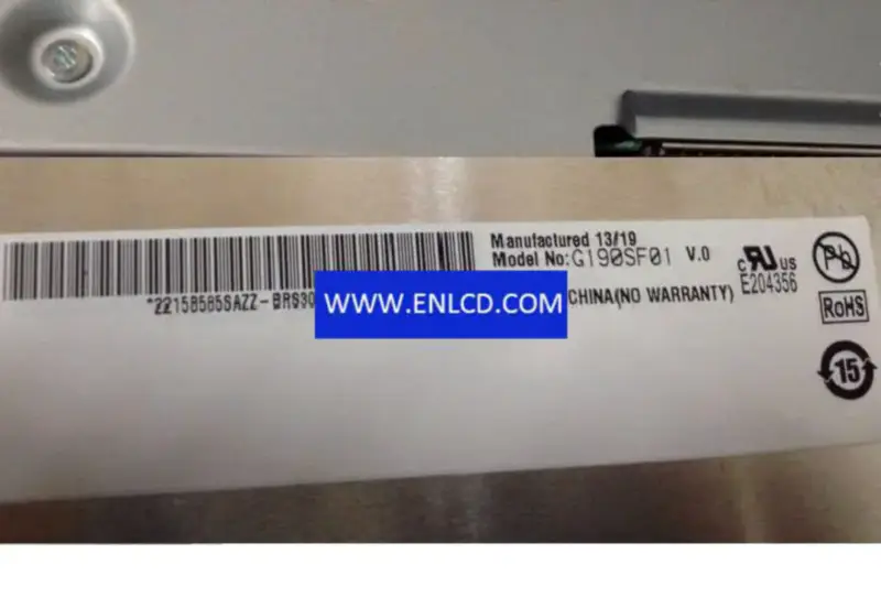 Remplacement du panneau LCD G190SF01 V0 AUO