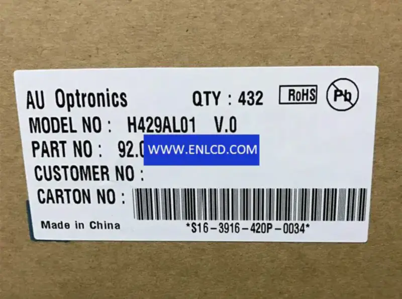 H429AL01 V0 AUO LCD panel replacement for Mobile Phone