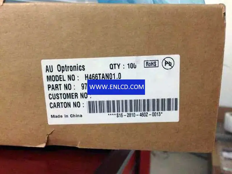 H466TAN01.0 AUO LCD panel replacement for Mobile Phone