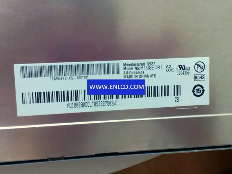 Remplacement du panneau LCD M190EG01 V2 AUO