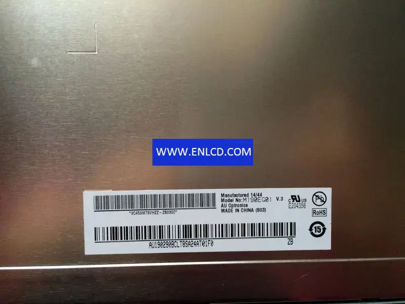 Remplacement du panneau LCD M190EG01 V3 AUO