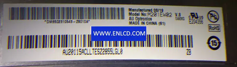 M201EW02 V8 AUO LCD panel replacement