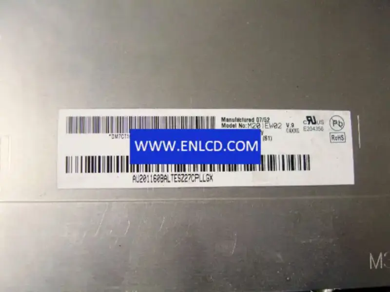 AUO M201EW02 V9 LCD panel Desktop Monitor replacement