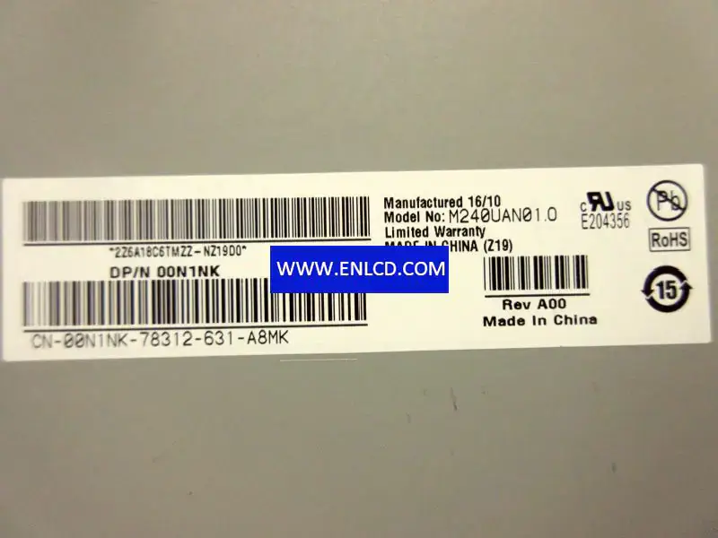Remplacement du panneau LCD M240UAN01.0 AUO pour moniteur de bureau