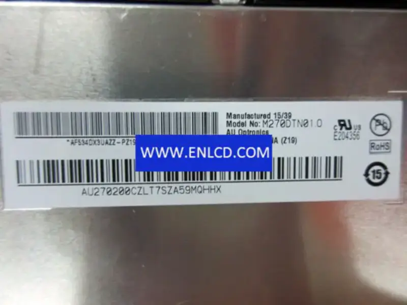AUO M270DTN01.0 LCD panel for Desktop Monitor