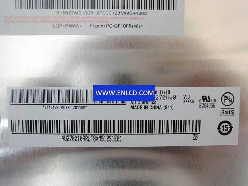 AUO M270HW01 V0 LCD panel for Desktop Monitor