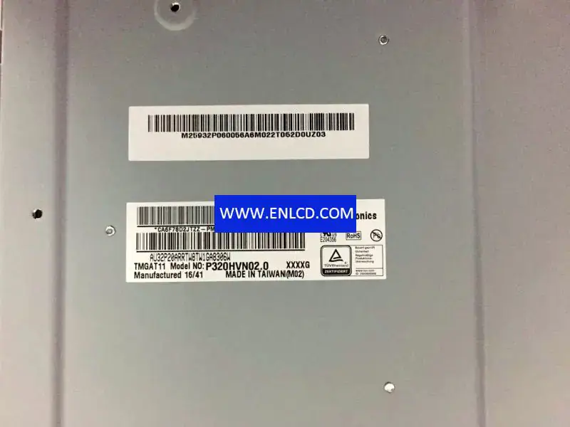 Remplacement du panneau LCD P320HVN02.0 AUO pour l'affichage numérique