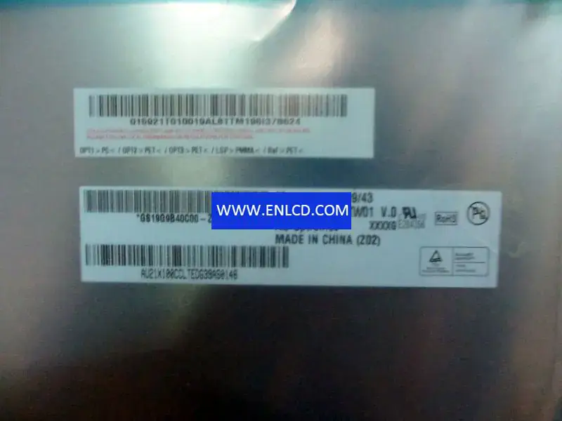 T216XW01 V0 AUO LCD panel replacement for TV Sets