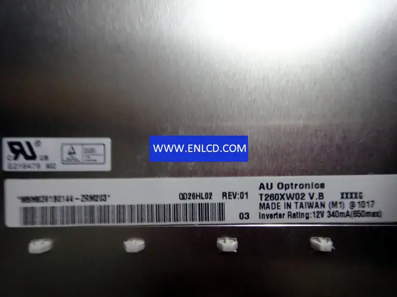 T260XW02 VB AUO LCD panel replacement for TV Sets