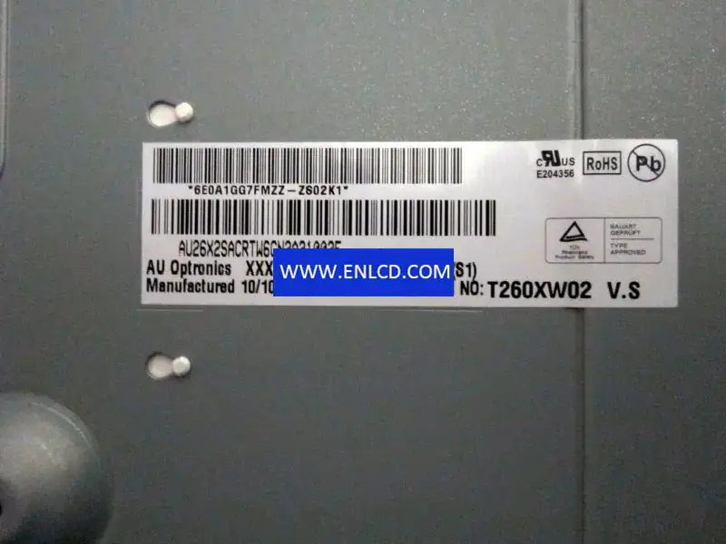 Sostituzione del pannello LCD T260XW02 VS AUO
