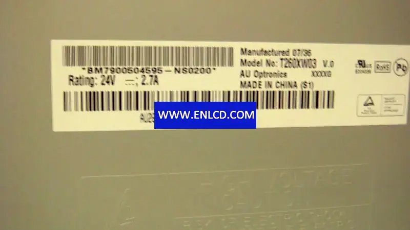 T260XW03 V0 AUO LCD panel replacement