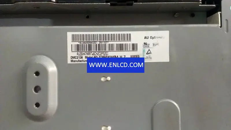 Remplacement du panneau LCD T260XW04 V7 AUO