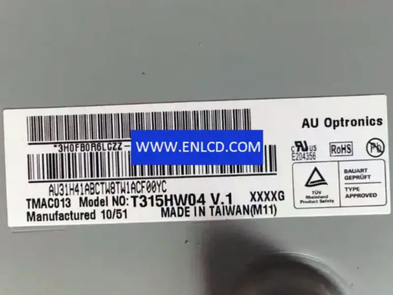 T315HW04 V1 AUO LCD panel replacement