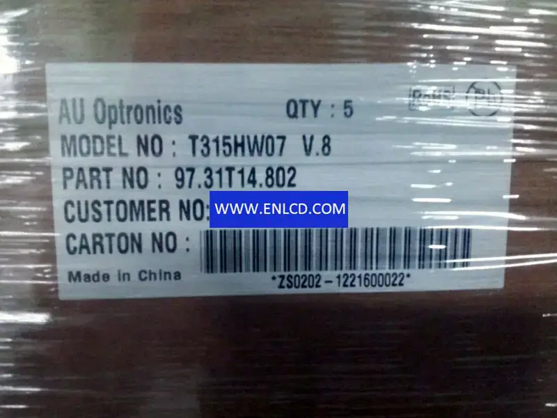 T315HW07 V8 AUO LCD panel replacement for TV Sets