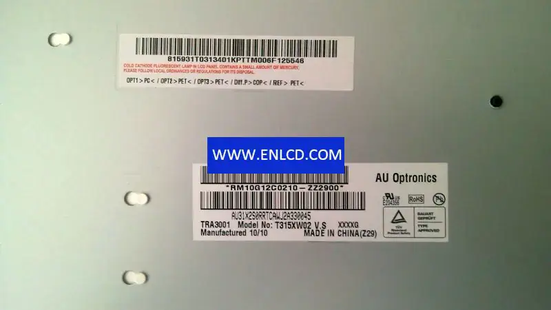 AUO T315XW02 VS LCD-Panel
