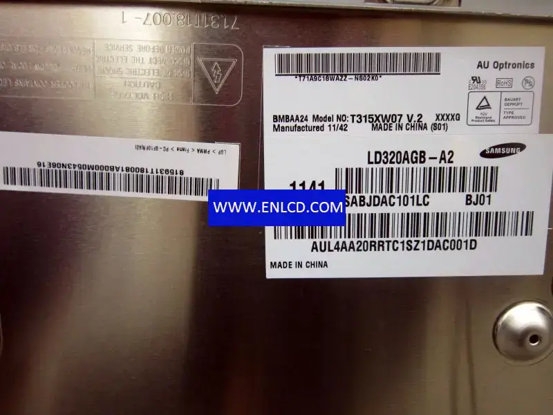 Remplacement du panneau LCD T315XW07 V2 AUO