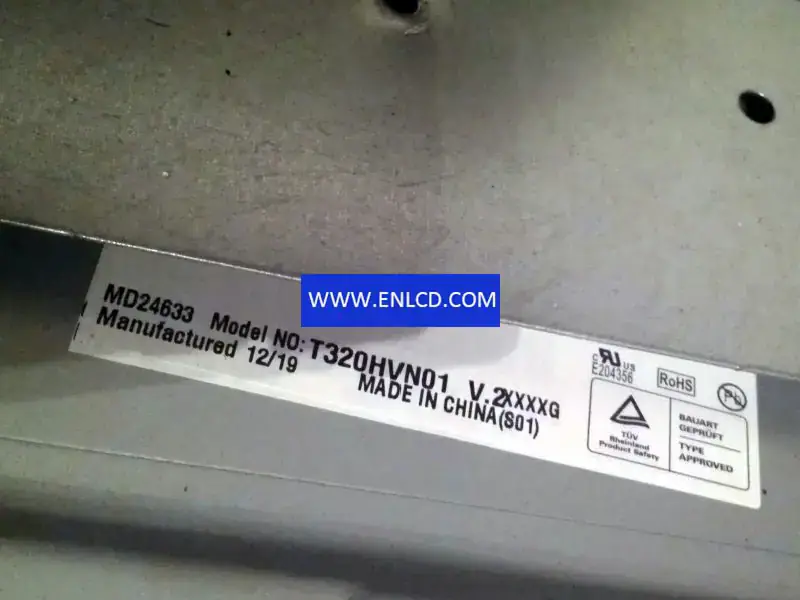 Remplacement du panneau LCD T320HVN01.2 AUO