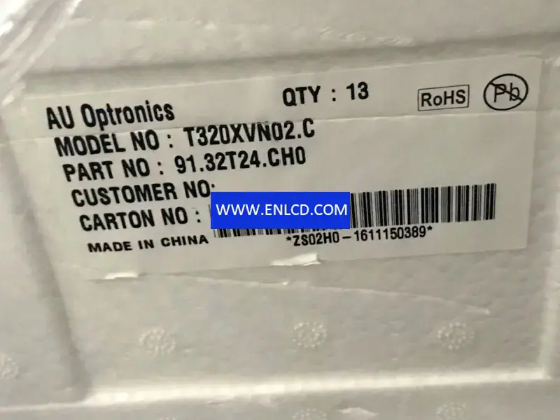 Remplacement du panneau LCD T320XVN02.C CELL AUO pour téléviseurs