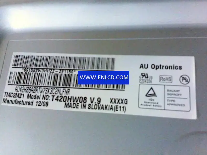 Remplacement du panneau LCD T420HW08 V9 AUO
