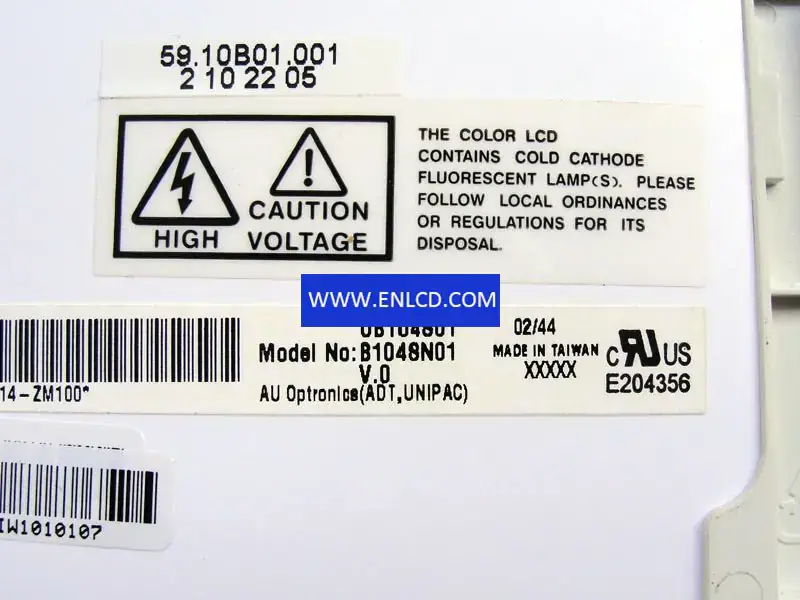 B104SN01 V0 AUO LCD panel replacement for Laptop