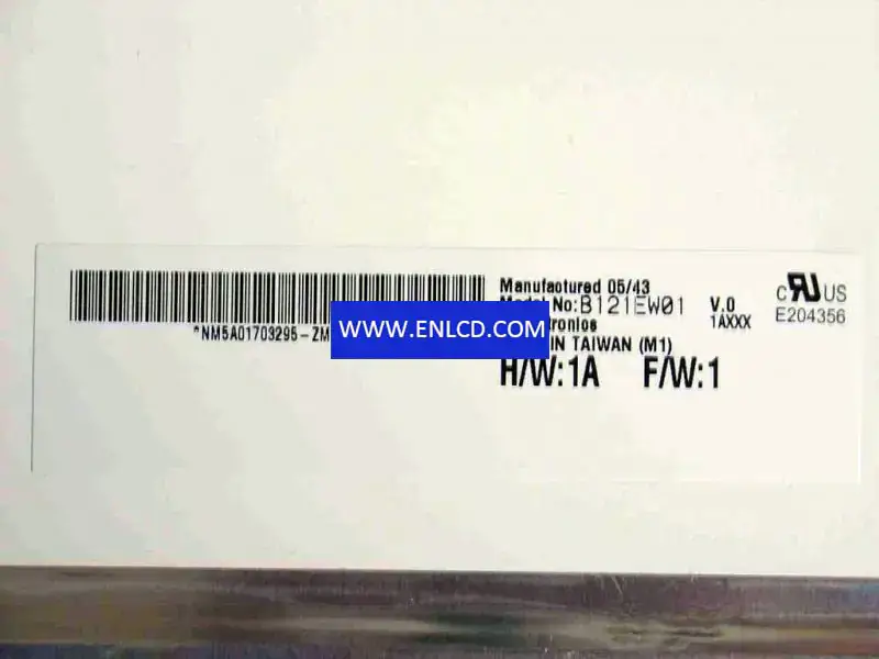 B121EW01 V0 AUO Wymiana panelu LCD