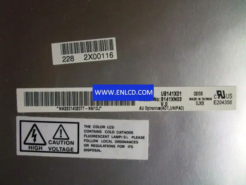 B141XN03 V0 AUO LCD panel replacement for Laptop