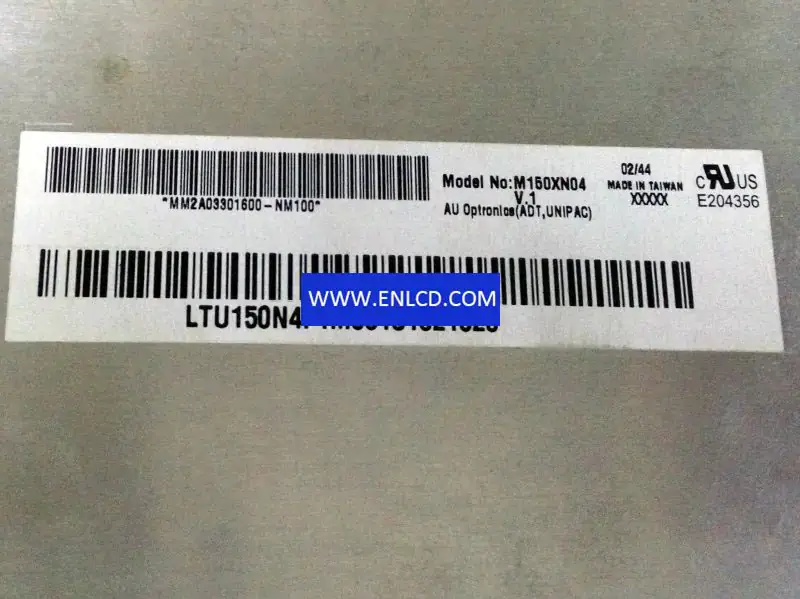 Remplacement du panneau LCD M150XN04 V1 AUO pour moniteur de bureau