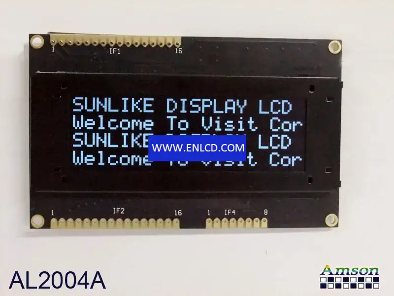 AL2004A Autre remplacement de panneau LCD pour application industrielle