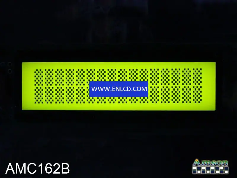 AMC162B Autre remplacement de panneau LCD pour application industrielle