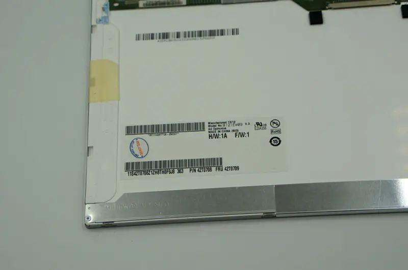 B121EW09 LTN121AT07 L02 L01 LP121WX3 TLC1 pour écran LCD lenovo X200 X201 X201i