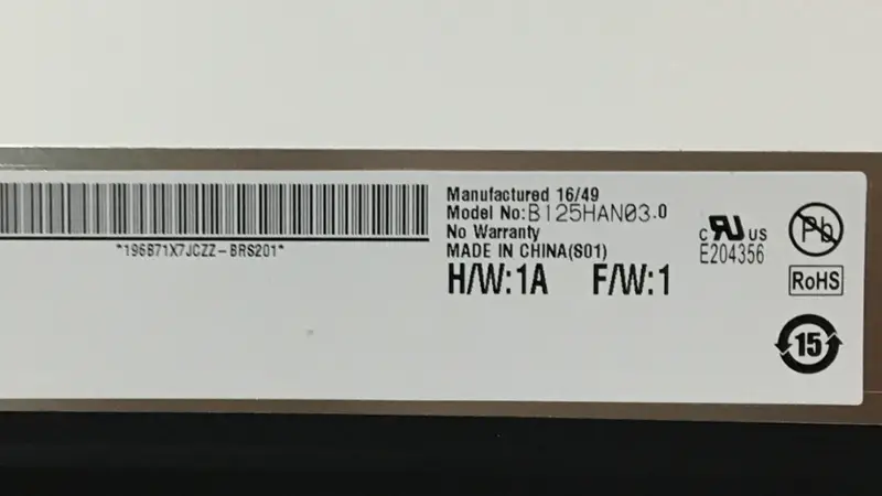 AUO B125HAN03.0 LCD