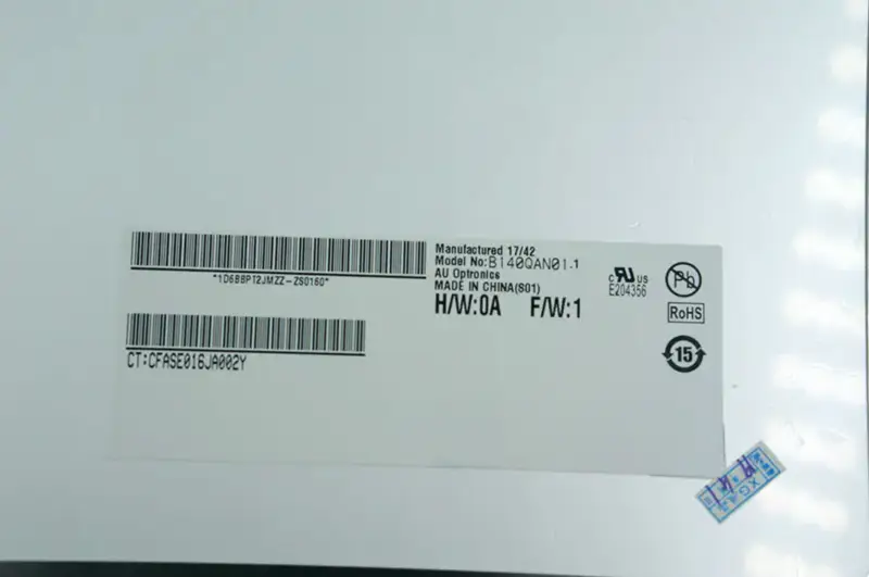 AUO B140QAN01.1 LCD