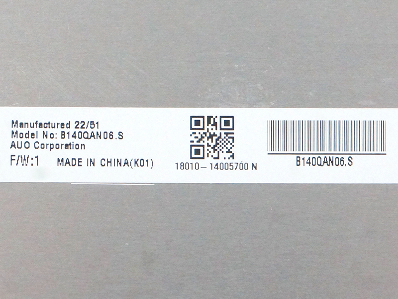 AUO B140QAN06.S LCD