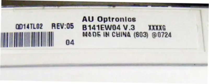 AUO B141EW04 V3 LCD