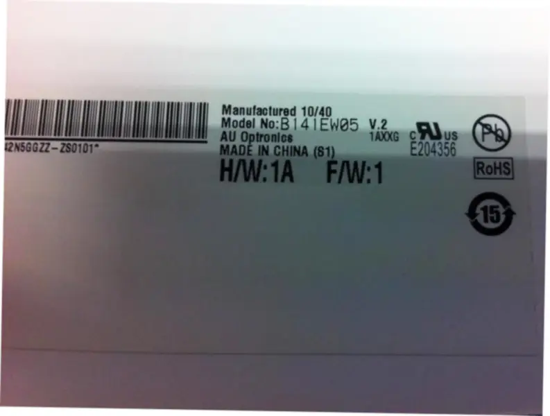 AUO B141EW05 V2 LCD