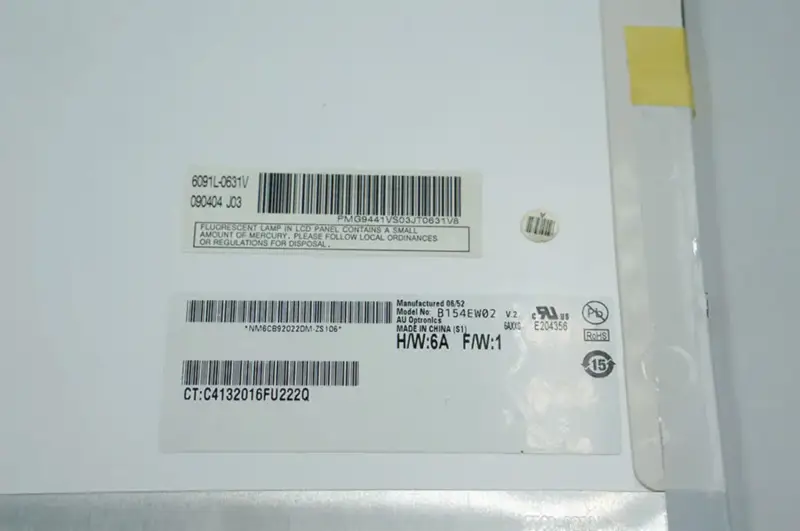 B154EW02 V2 AUO LCD panel replacement for Laptop