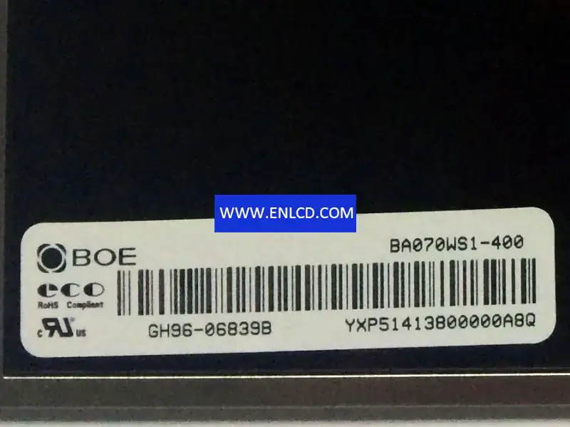 BA070WS1-400 BOE LCD panel replacement