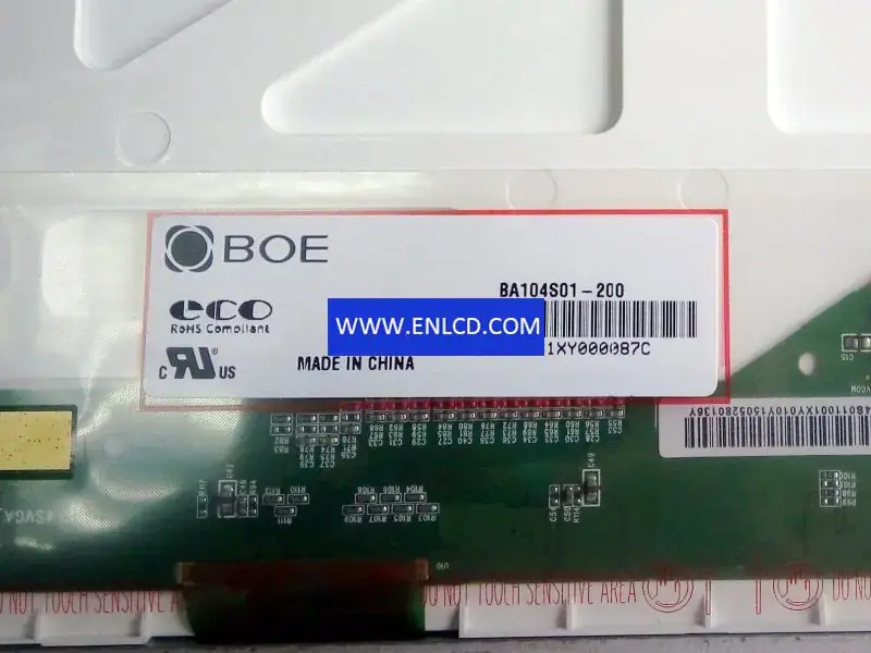 BA104S01-200 Wymiana panelu LCD BOE