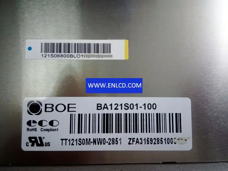 BA121S01-100 BOE LCD panel replacement for Industrial Application