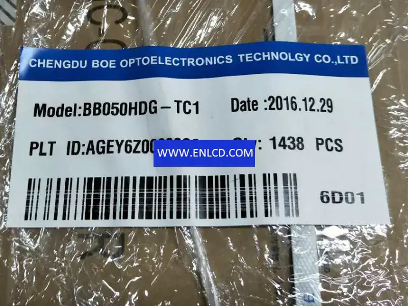 Remplacement du panneau LCD BB050HDG-TC1 BOE pour téléphone portable