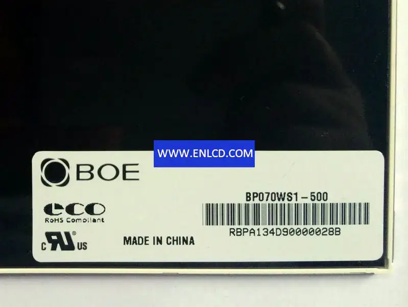 BP070WS1-500 Zamiennik panelu LCD BOE do tabletu i tabletu