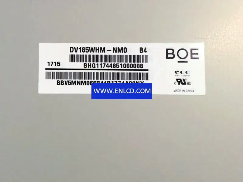 Remplacement du panneau LCD DV185WHM-NM0 BOE