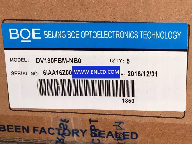 Remplacement du panneau LCD DV190FBM-NB0 BOE